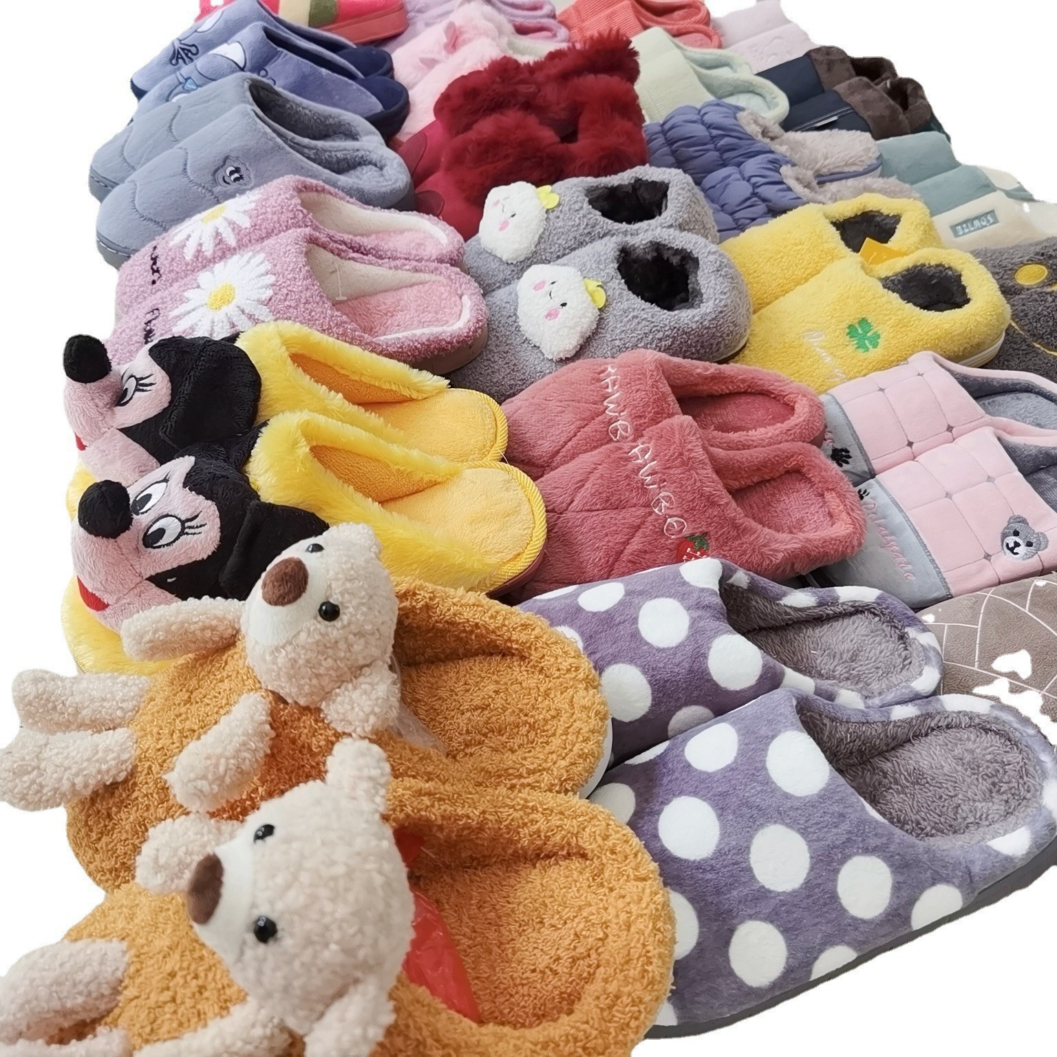 全场10元15元模式棉拖鞋地摊赶集库存居家杂款精品棉拖鞋批发