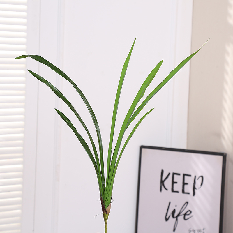 仿真植物假绿植仿真插花配叶仿真花东亚兰叶花艺家居装饰厂家批发