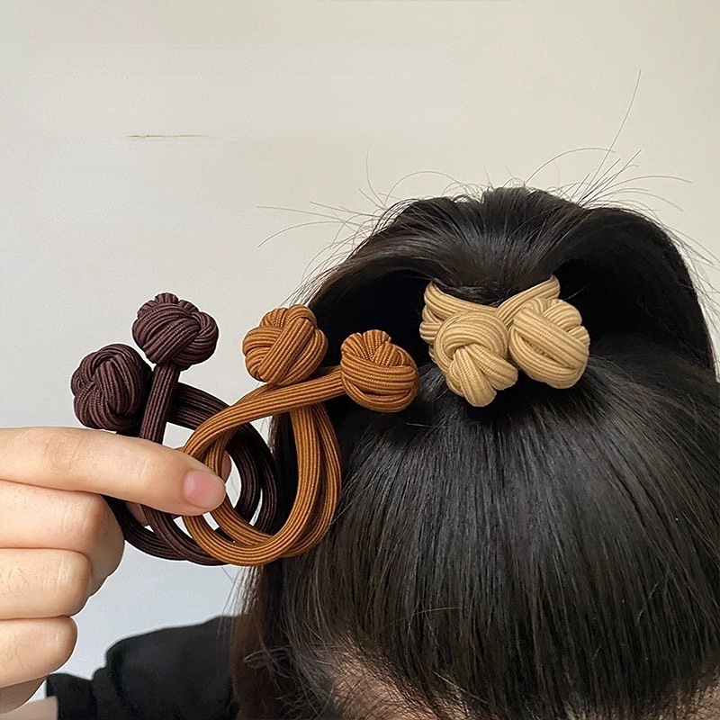 高马尾发圈头绳女生2023新款扎头发橡皮筋高弹力耐用皮套发绳