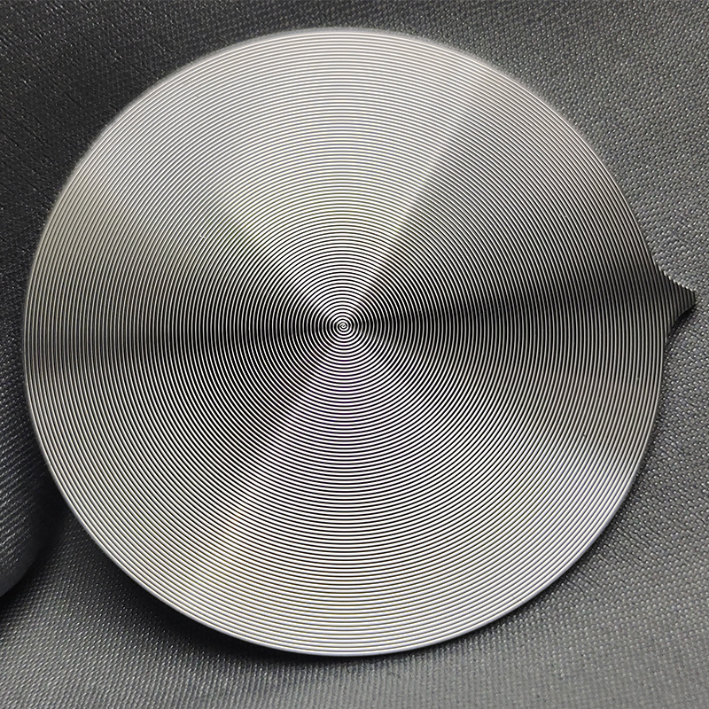 定制金属cd纹标贴logo直径30mm背面附粘性背胶绞肉机装饰片标牌