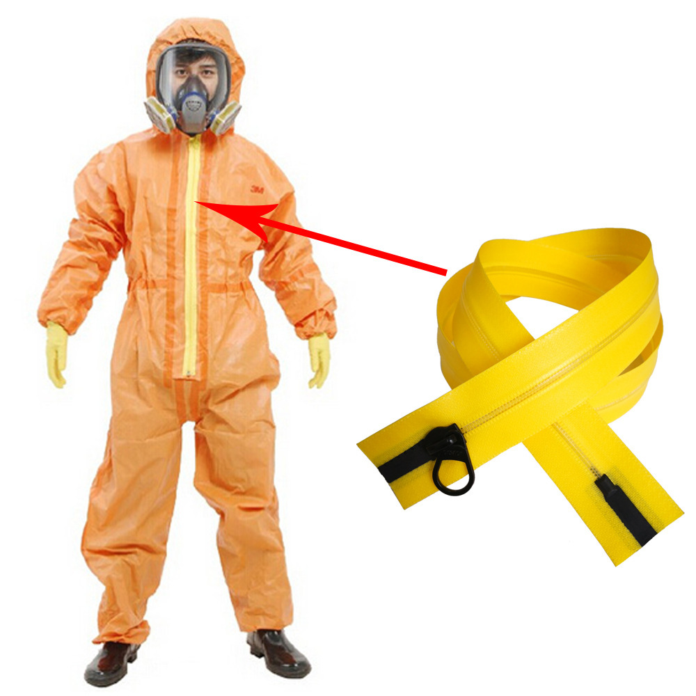 专业水密气密拉链 tpu 尼龙密封拉链#8 病毒防护 隔离仓 防护服