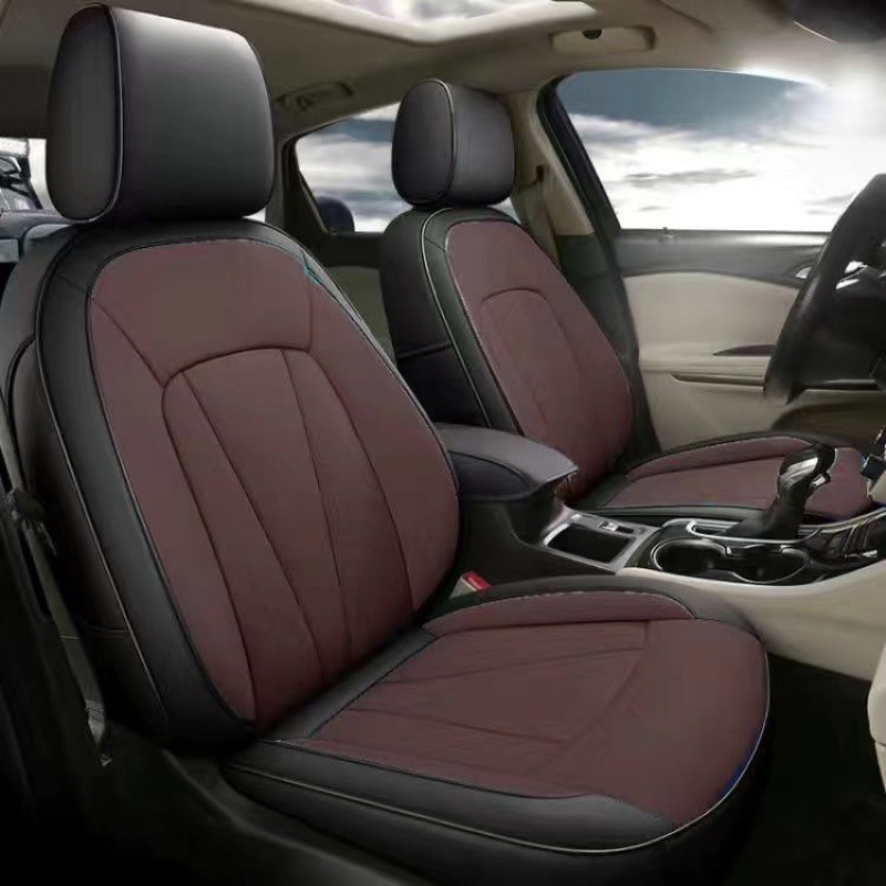 b4j汽车座套全包围真皮座椅套现做威朗宝来朗逸英朗四季通用翻毛