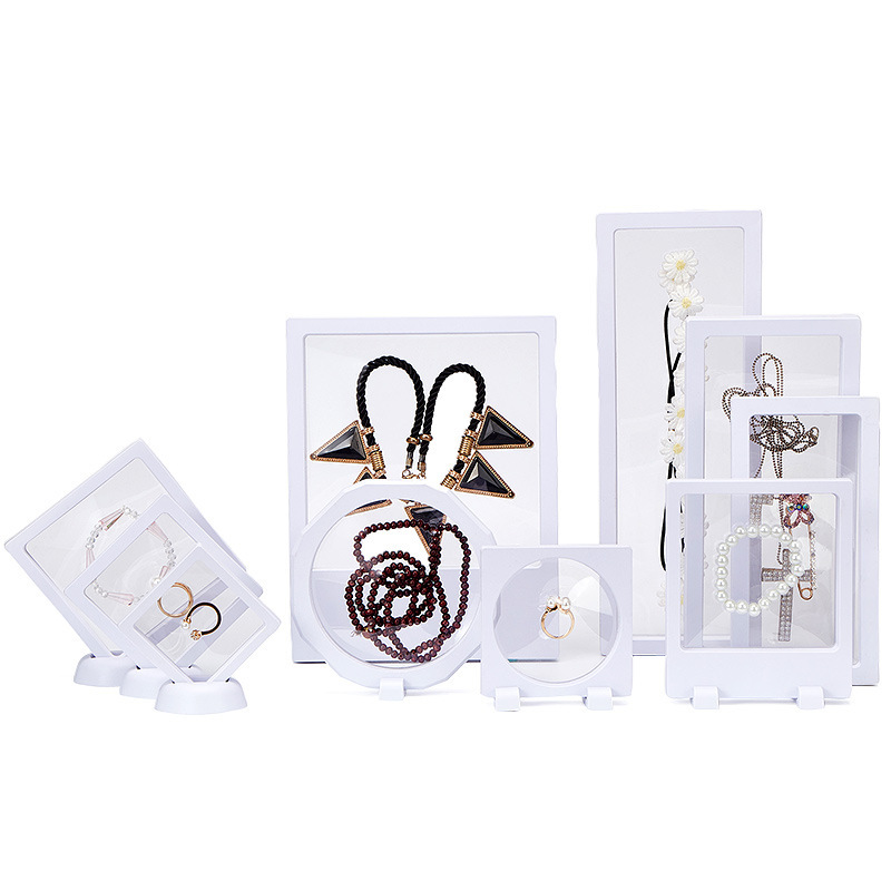 Pe Transparent Suspension Box Display Box Film Box Jewelry Packaging Rings Pendants Bracelet Multi-Color Optional Manufacturer