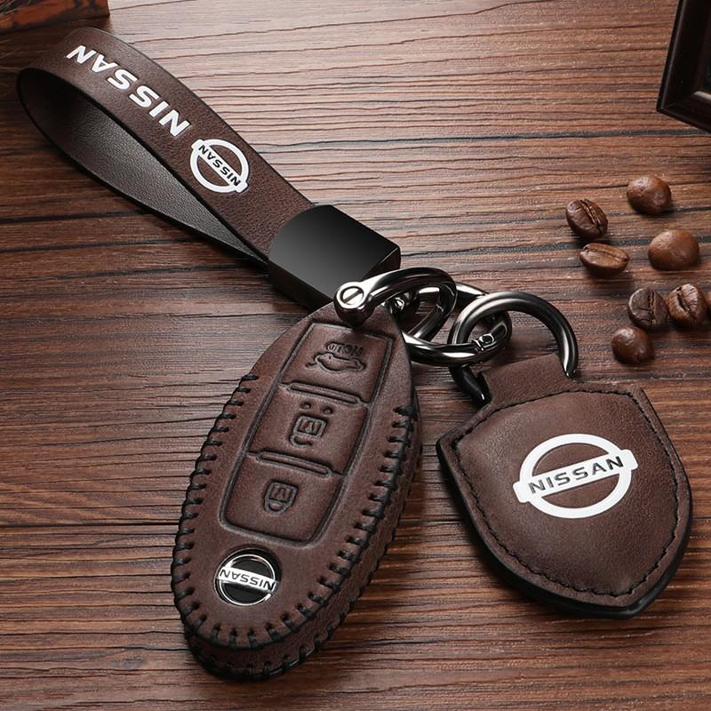 适用2021款日产天籁钥匙套奇骏14代轩逸楼兰蓝鸟途达途乐汽车包扣