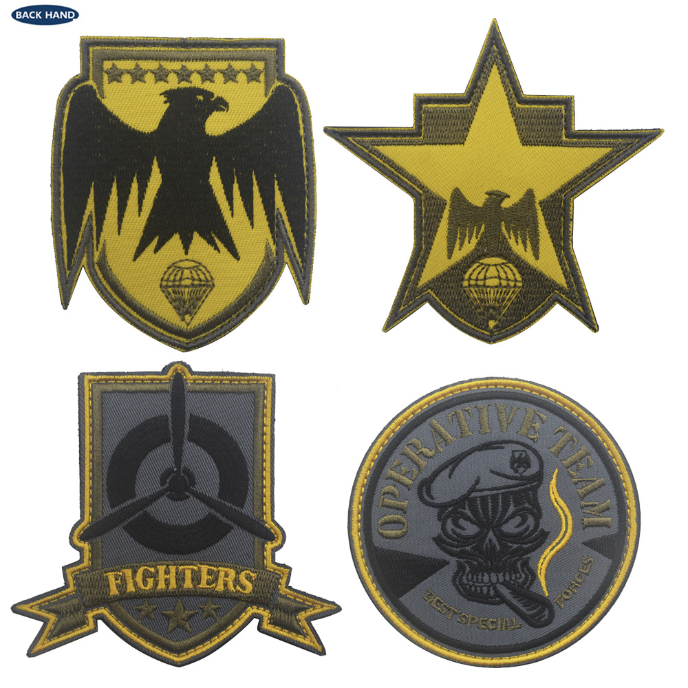 铁道星穹魔术贴战术臂章法国伞兵系列 刺绣徽章 臂章魔术贴勋章