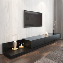 北欧电视柜现代简约小户型边柜经济型哑光可伸缩整装电视机柜