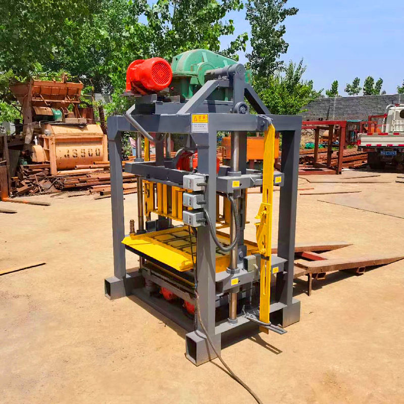 半自动免烧水泥空心砖机4-40型混凝土砌块水泥砖机马路砖透水砖机