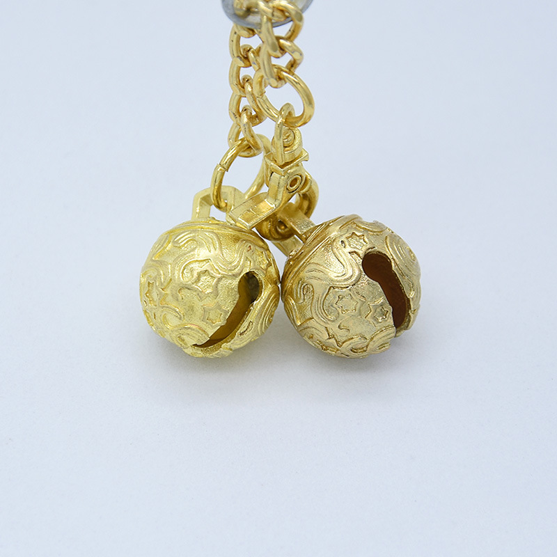 金铃国风镂空雕花铃铛手机挂饰钥匙扣吊坠抖音一步一响一步一想