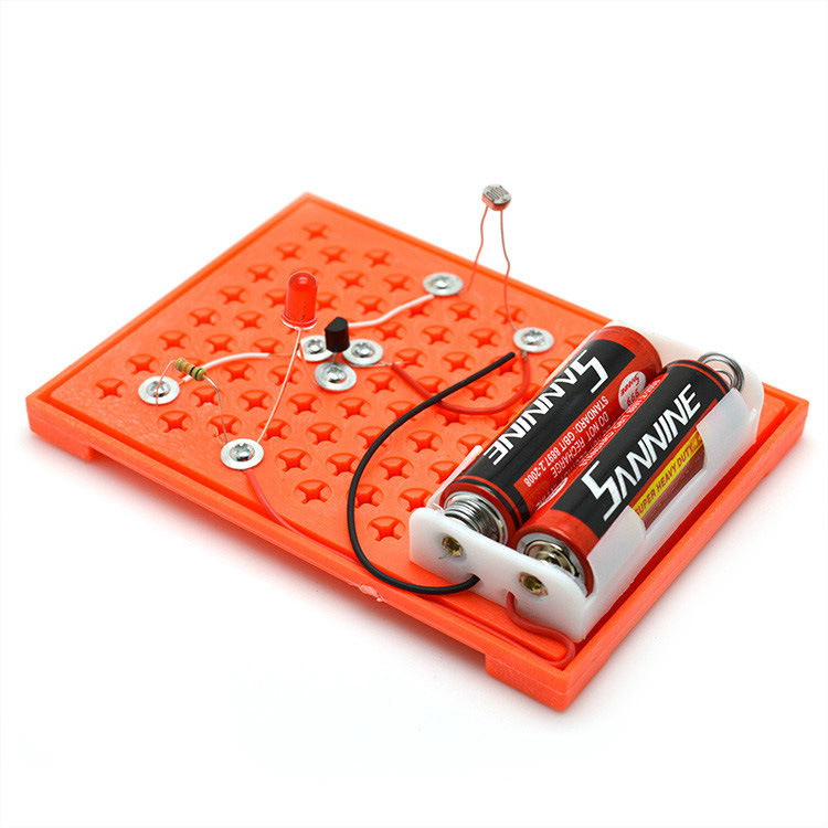 diy光敏灯延时光敏感科技小制作小发明diy科学光控实验科教器材