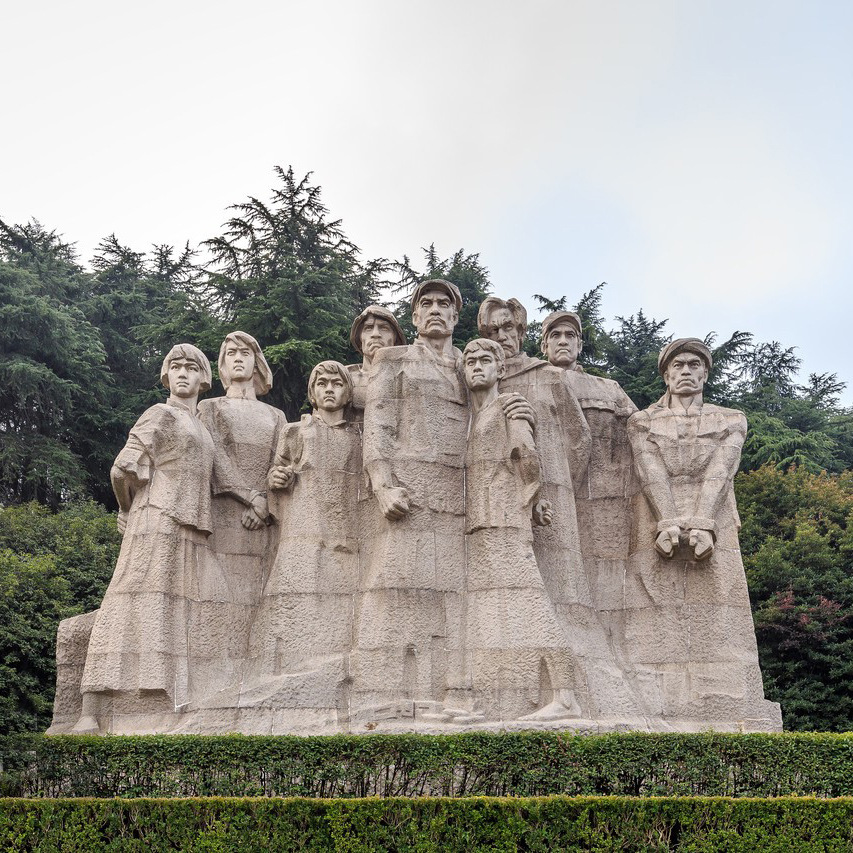 石材雕刻花岗岩石雕人物大型汉白玉石材人像广场历史名人雕像摆件