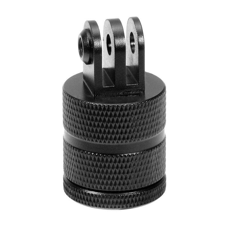 运动相机三脚支架转接头gopro10/9/8自拍杆固定座360旋转连接配件