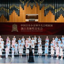 儿童合唱服装演出服男女童礼服中小学生表演朗诵纱裙大合唱团