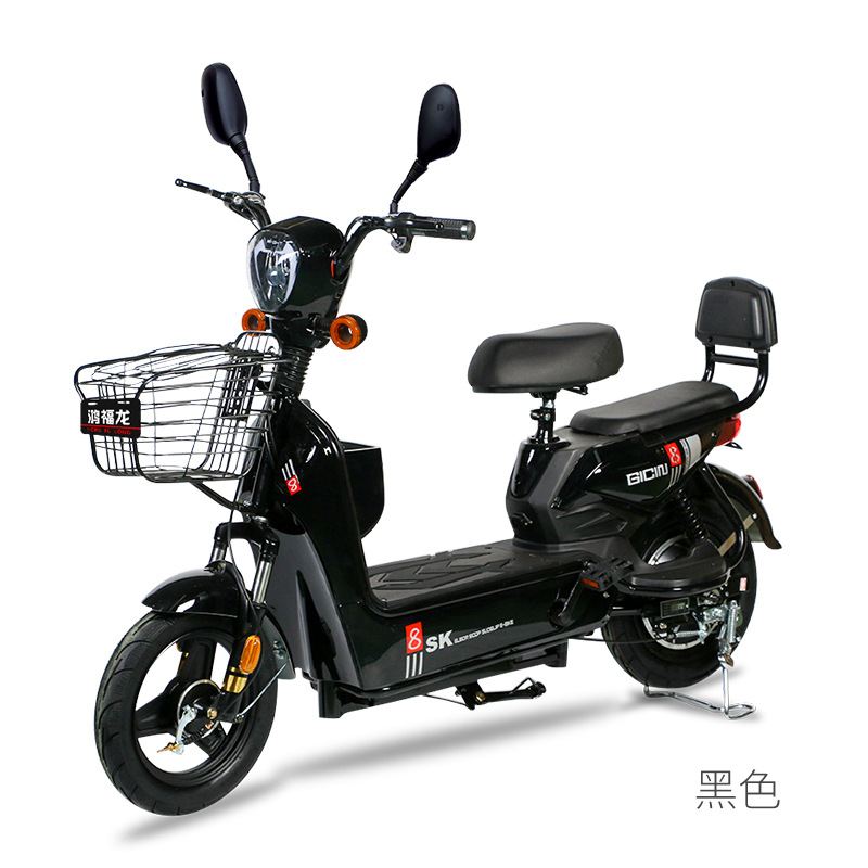 Hongfulong New National Standard Electric Bicycle 48V Lithium Battery Electric Car Double Battery Car Cross-Border Factory Wholesale