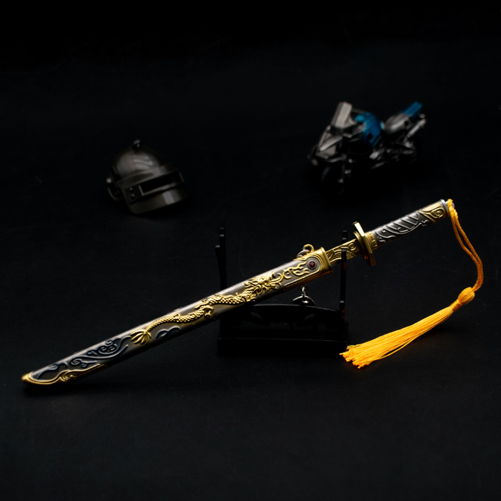 绝地大逃杀 和平兵器 古城密探 黑金古剑 精英枪械 模型摆件