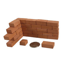模型砖块迷你微景观仿真小房子红青砖头玩具沙盘diy手工建筑材料