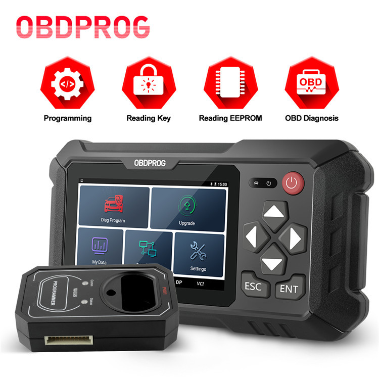OBDPROG M501汽车钥匙编程器EEPROM  防盗密码阅读器OBDII欧洲版