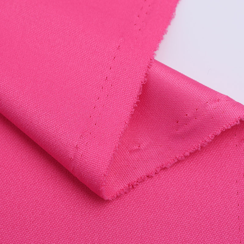 280G Polyester Cover Polyester Thickened Double-Sided Knitted Fabric Jersey Pants Sportswear Cushion Breathable Fabric