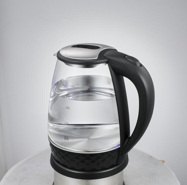 玻璃电热水壶厂家玻璃水壶批发高硼硅玻璃电水壶玻璃热水壶礼品