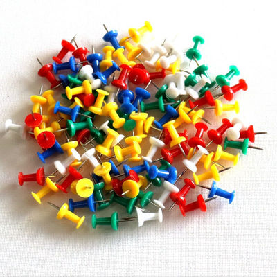彩色工字钉短针大头按钉美术diy图钉画图钉软木板照片墙小钉子