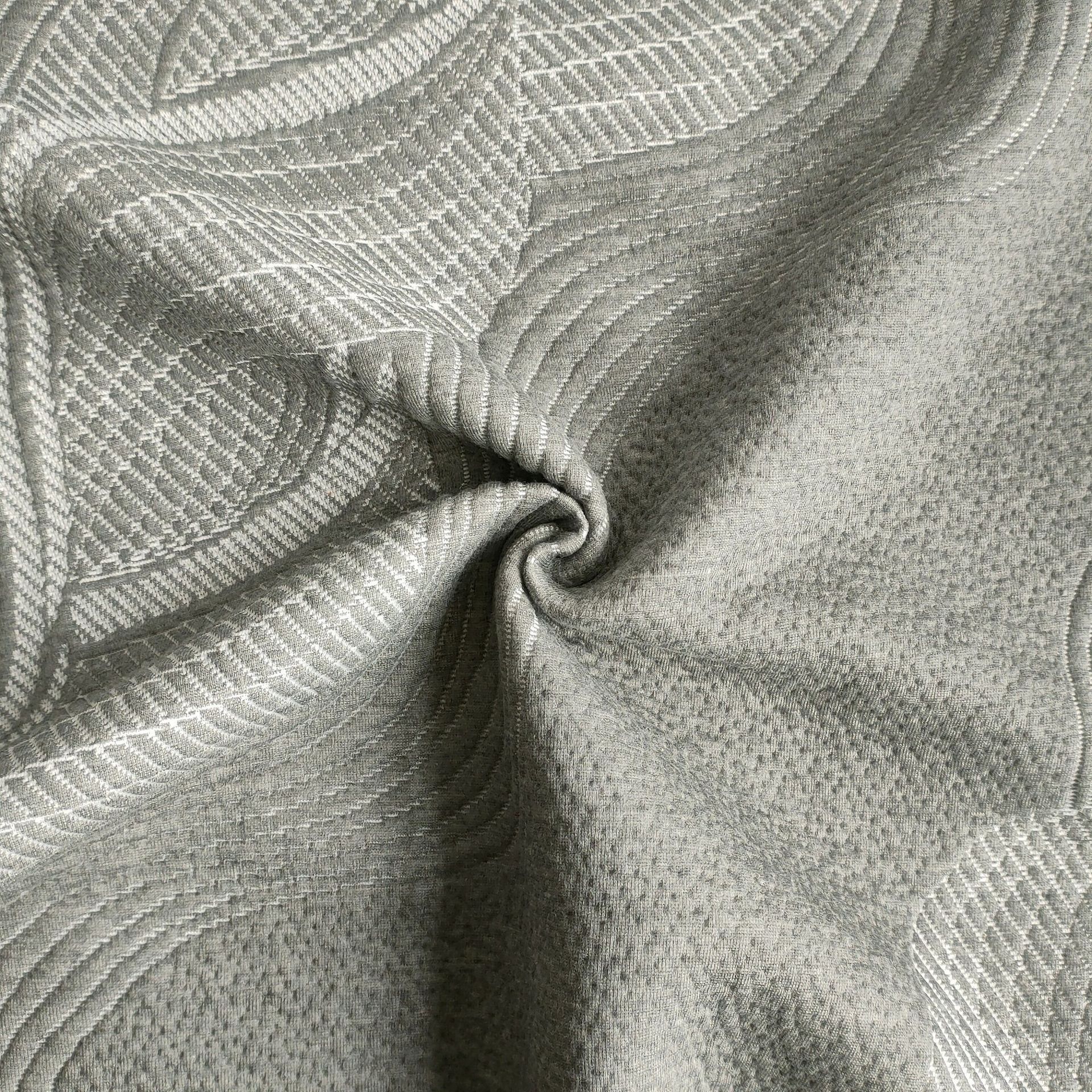 床垫面料 提花空气层针织布 竹炭纤维席梦思床垫套 记忆枕套面料