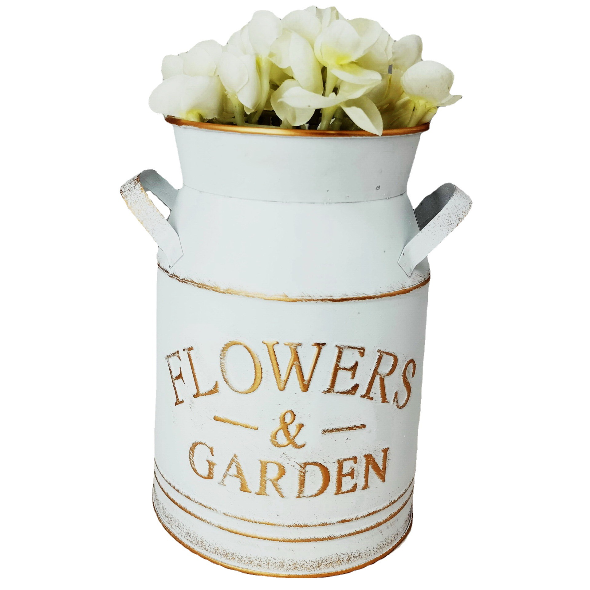 插花花器 园艺插花花盆ins花瓶子 插花花器金属工艺插花插花摆件