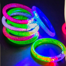 儿童玩具LED发光手环演唱会表演助威道具气泡闪光玩具