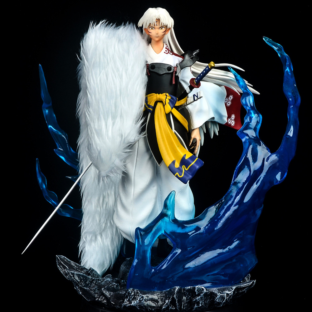 动漫gk杀生丸 犬夜叉场景 限量手办模型雕像现货