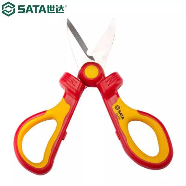 世达(SATA)工具93450 VDE绝缘电工剪93450