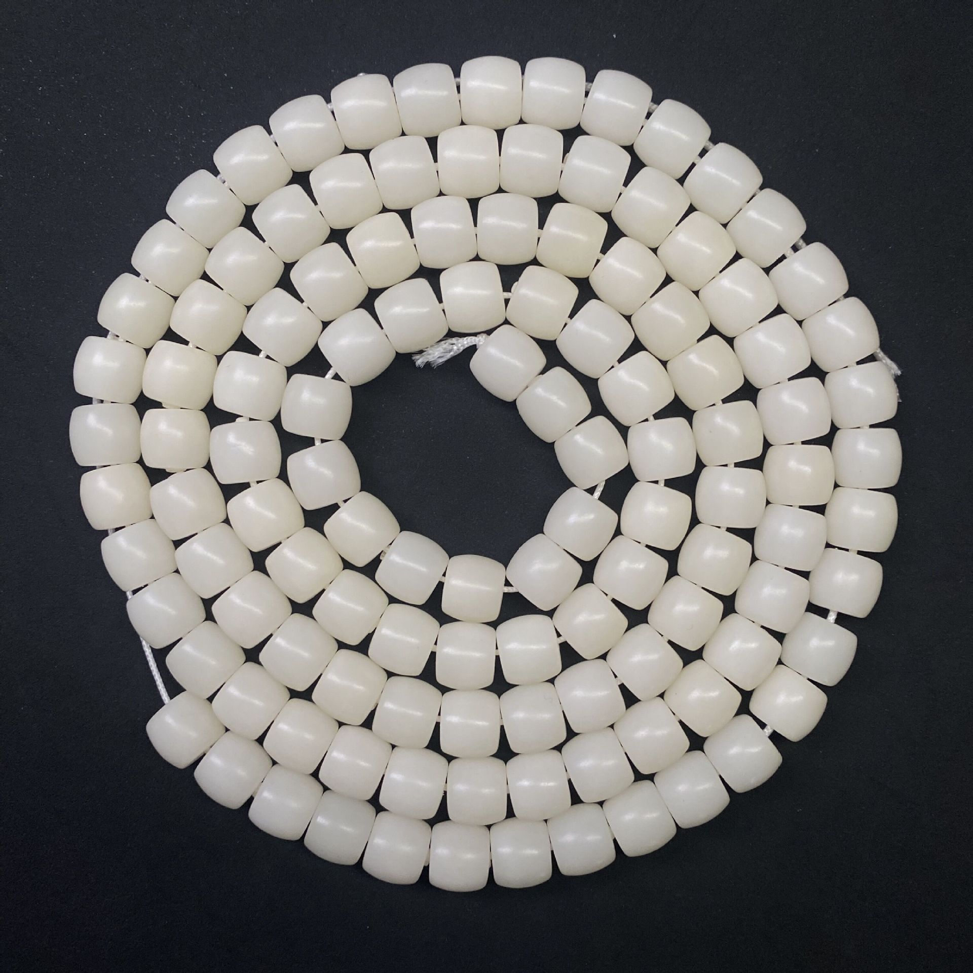 Bodhi Root Manufacturer Direct Sales High Throw White Jade Bodhi Root Bodhi Root Crafts Rosary Bracelet 108 Pieces One Piece Dropshipping