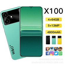 4G跨境手机X100智能手机3+32GB内存 6.6寸大屏外贸手机支持代发