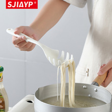 日本创意长柄捞面勺煮鸡蛋家用捞饺子面条神器意面捞勺塑料漏勺子