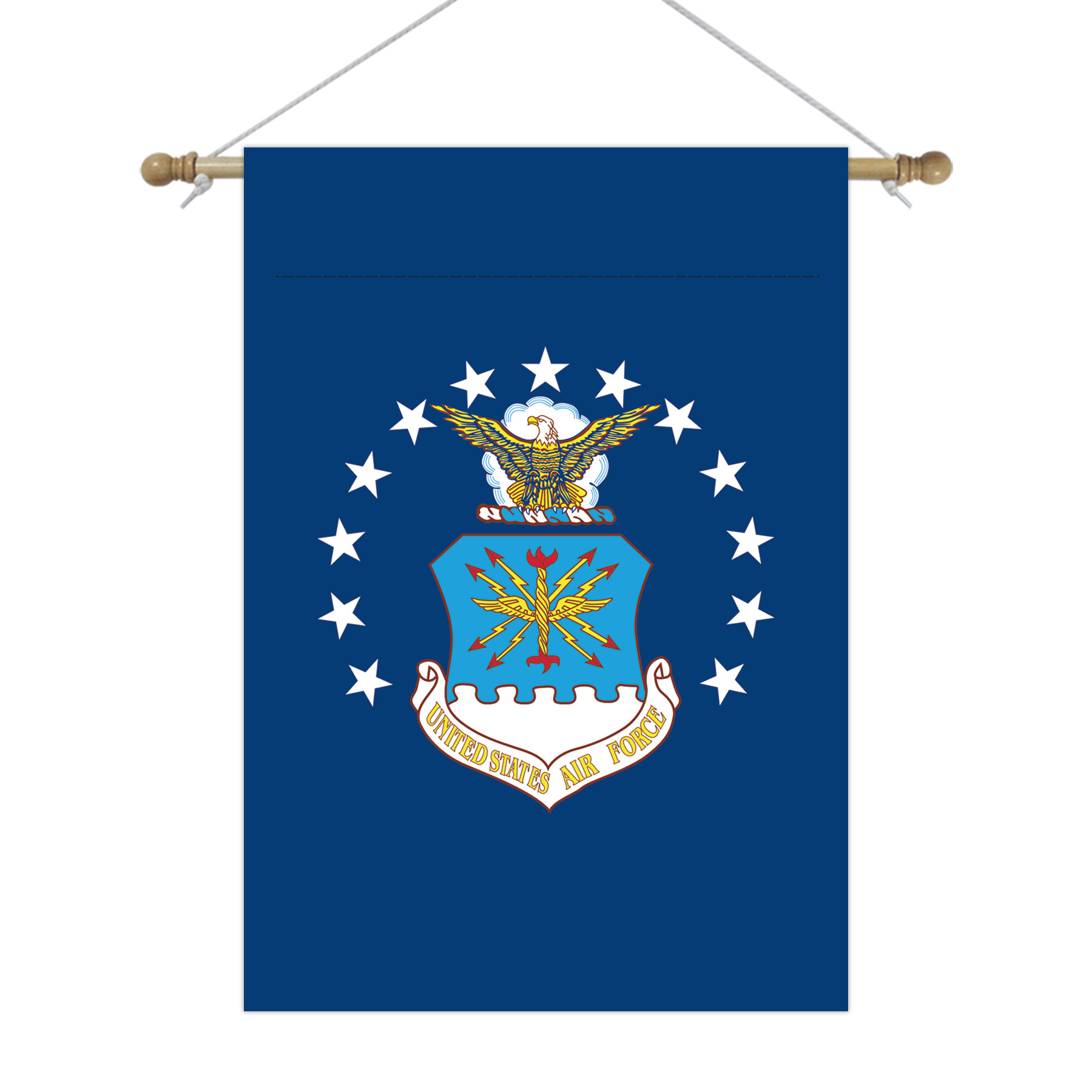 70×100cm100d涤纶双层加遮光布美国空军军旗 亚马逊 ebay 专供