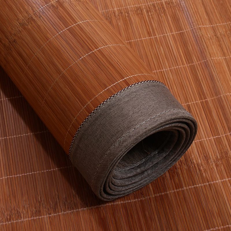 凉席竹席家用可折叠学生宿舍单人床1米2冬夏天双面正反两用草席子