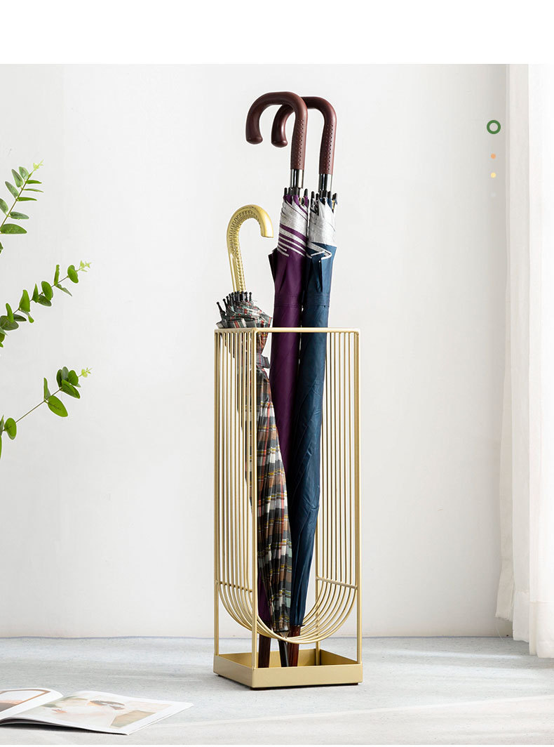 轻奢雨伞架门口雨伞收纳桶酒店大堂办公室雨伞桶家用雨伞架子极简