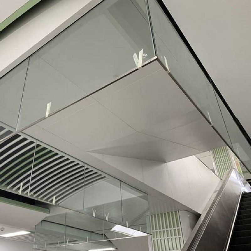 固定玻璃防火挡烟垂壁商场办公楼地下室医院透明玻璃夹丝挡烟垂壁