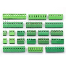 KF128-2.54MM10A KF124-2.54 小电流绿色2P-12P螺钉式PCB接线端子