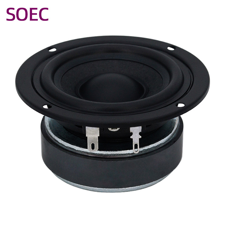 厂家批发92mm4欧20瓦低音炮喇叭3寸返边8Ω15w橡皮边音响扬声器
