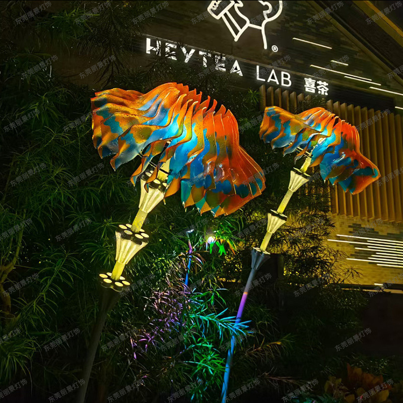 花型景观灯蒲公英路灯庭院灯公园景区装饰灯网红新款造型灯花型灯