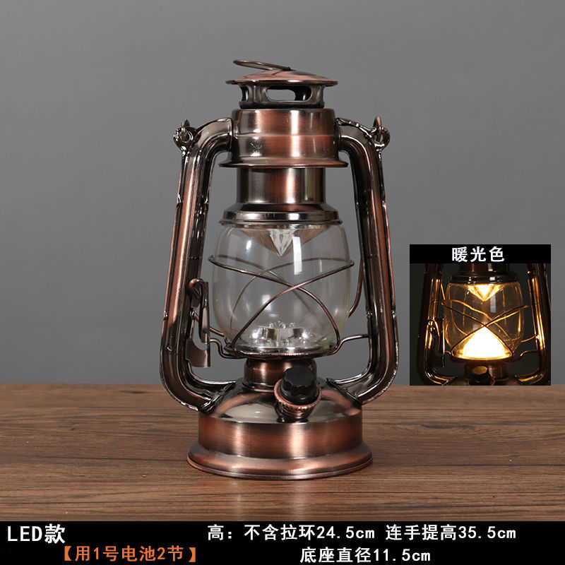 煤油灯经典油老式燃油火水油复古灯户外帐篷野营露营灯手提空气灯