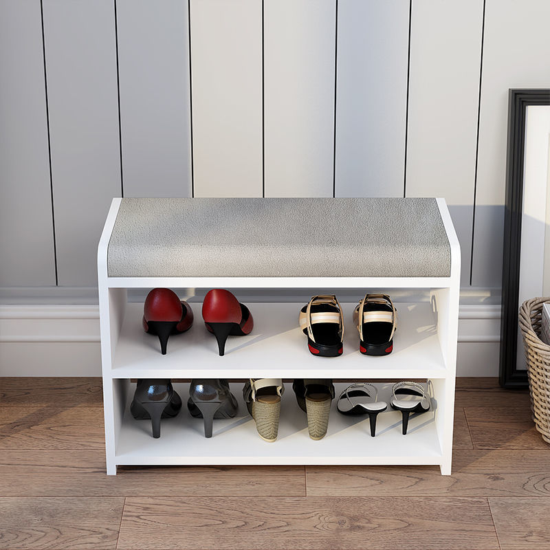鞋柜可坐家用门口换鞋凳子进门沙发凳小板凳穿鞋凳鞋架脚蹬皮布艺