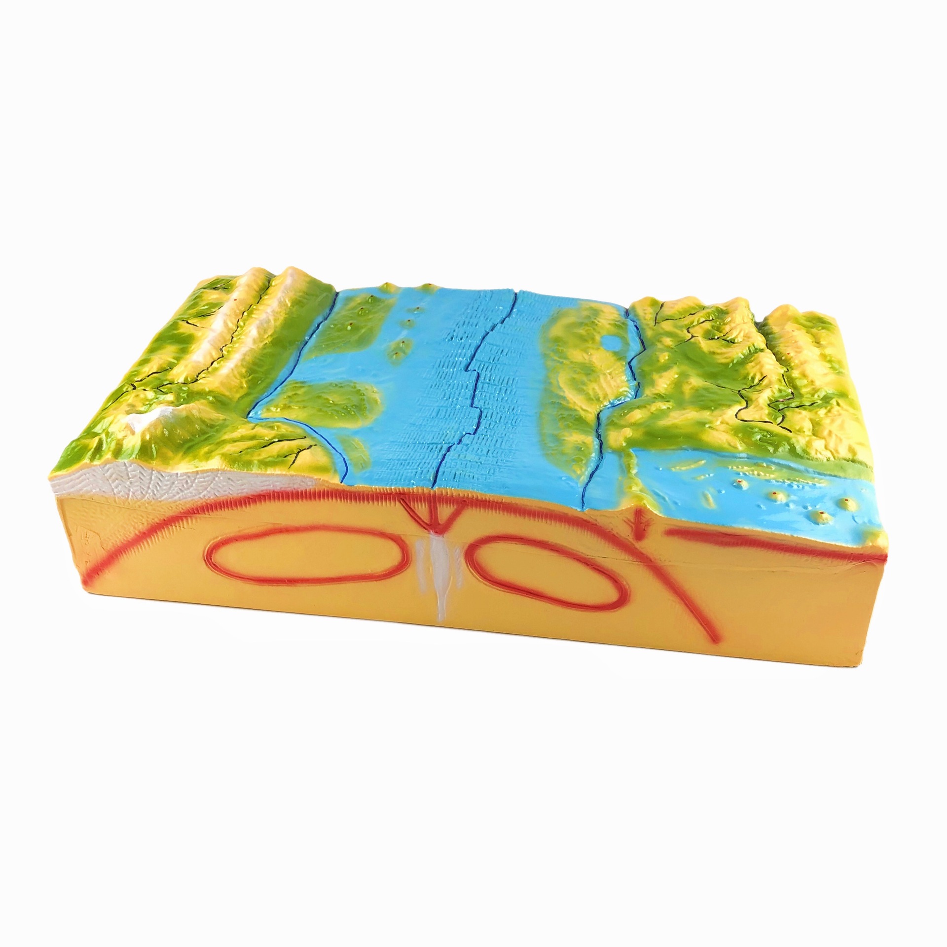 34019 板块构造及地表形态模型 地理演示教学仪器