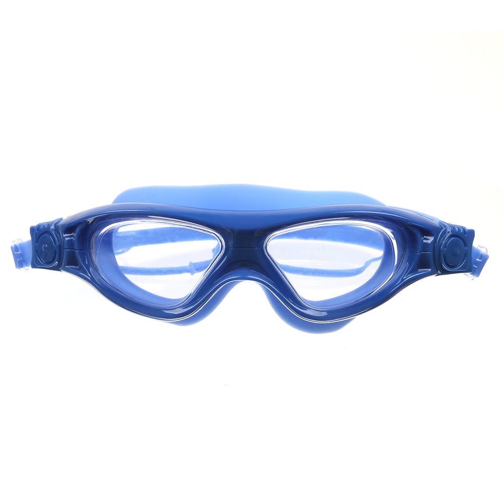 Hot Sale Large Frame Children's Swimming Goggles Girls Boys Students Waterproof Anti-Fog Hd Transparent Eye Protection Swimming Glasses