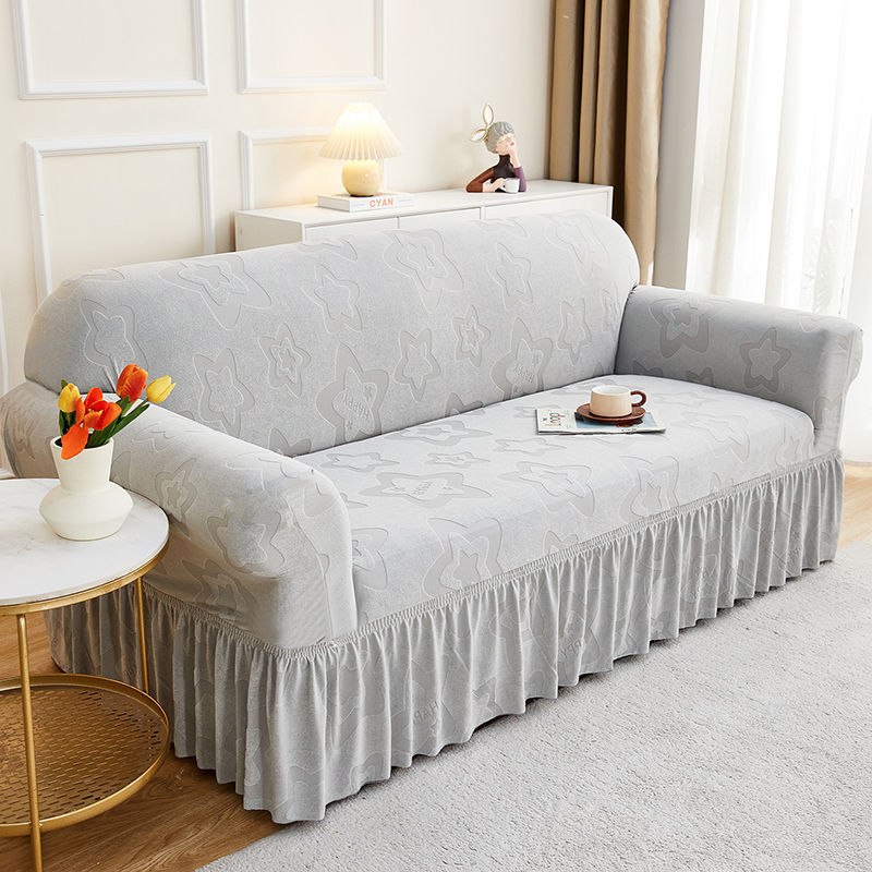 Thickened Skirt Jacquard Sofa Cover All Wrapped Cover Sofa Cover Universal Non-Slip Dustproof Sofa Slipcover Sets