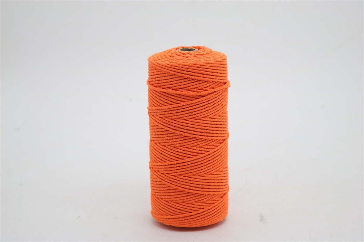 2mm Colored Cotton Thread Cotton String Binding Hambroline Cotton Thread Braided Rope Handmade DIY Decorative Rope Hanging