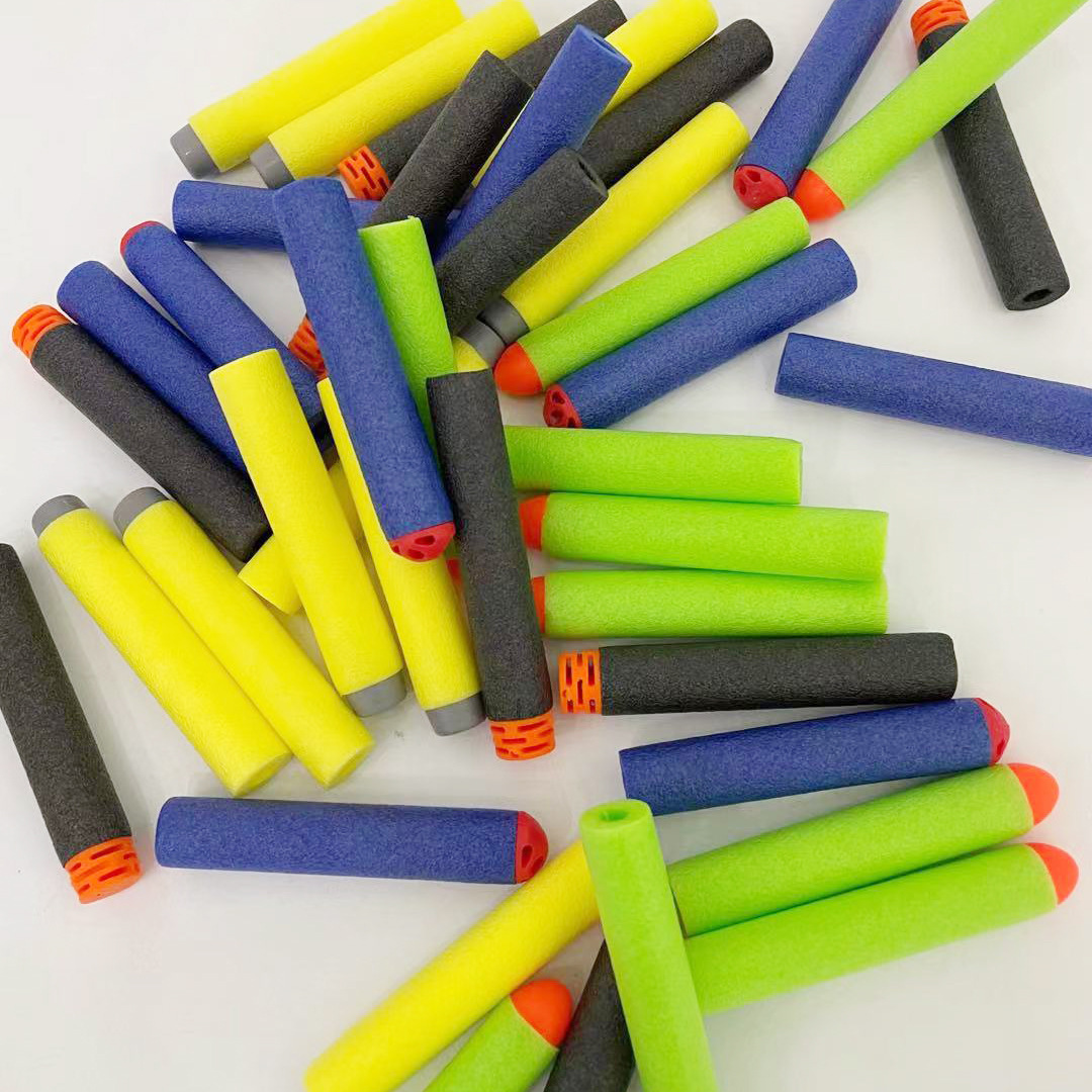 eva软弹泡沫吸盘软胶弹nerf精英子弹多尺寸通用儿童玩具枪软弹