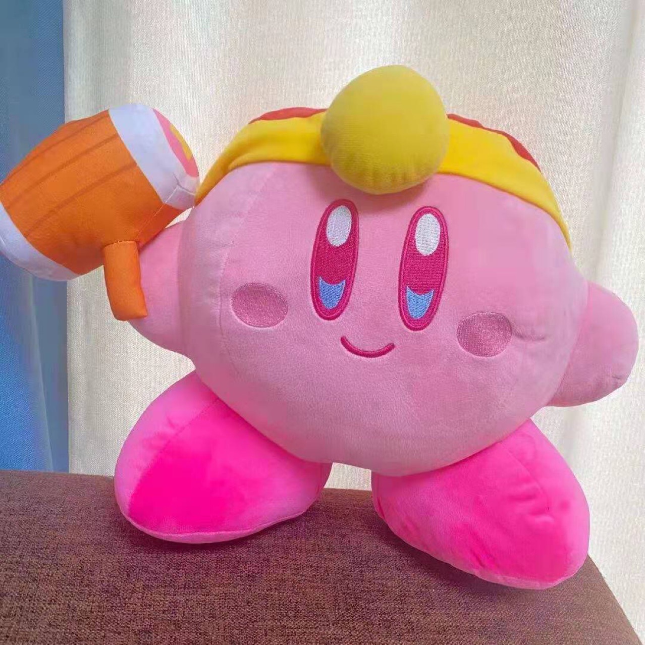 qd大号星星锤斗士星卡比毛绒公仔 kirby游戏动漫周边公仔节日礼物