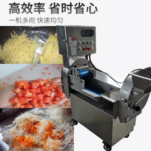 宇之乐商用切菜机全自动食堂切片机切丝切辣椒段块电动切菜机