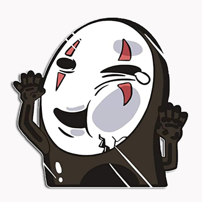 无脸男趣味贴车窗玻璃汽车贴纸适用于保险杠窗户笔记本电脑ipad贴