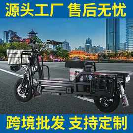 路霸大载货农用拉货家用代步载重王电动摩托车送货72v二轮车出口
