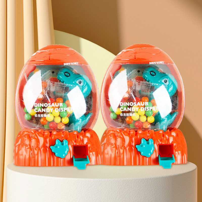 恐龙投糖机迷你快乐厨房多种造型趣味创意玩具糖果零食批发